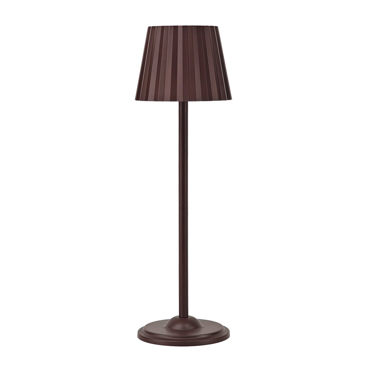 lampe table dorée plissée moderne batterie led rechargeable 5v cem rohs