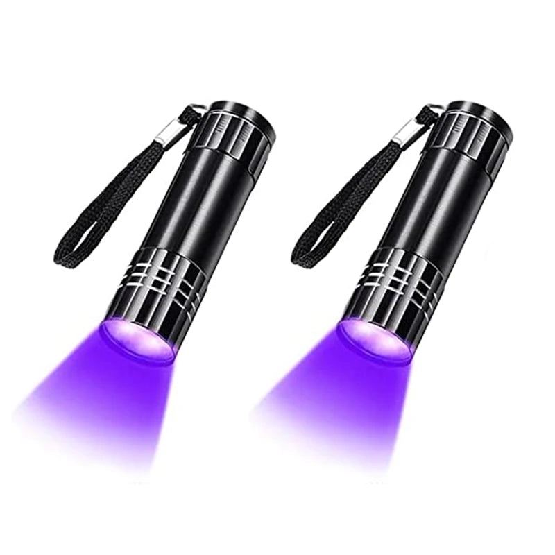 lampe torche uv led résistante autodéfense 10w moderne alliage aluminium