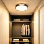 lampe moderne télécommande led noir blanc minimaliste fixations vis
