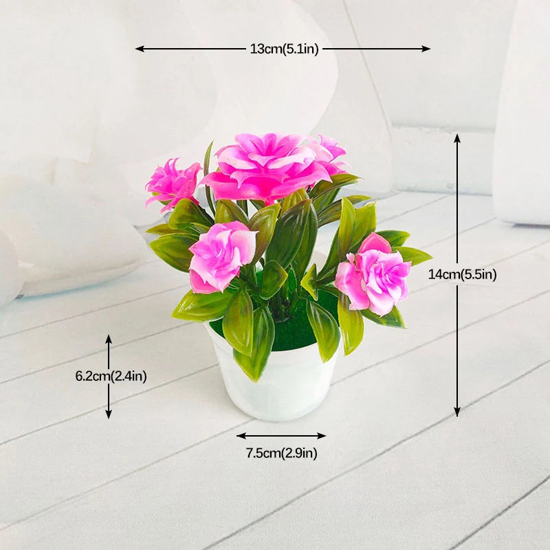 plantes artificielles vertes pot feuilles simples moderne décoration intérieure table ordinateur