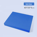 tapis fitness texturé antidérapant bleu épais 5cm joint protection exercices maison