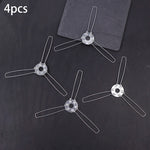 clips fixation argentés modernes abat jour lampes suspendues 13.3cm 11.8cm 10cm 14.5cm 11cm
