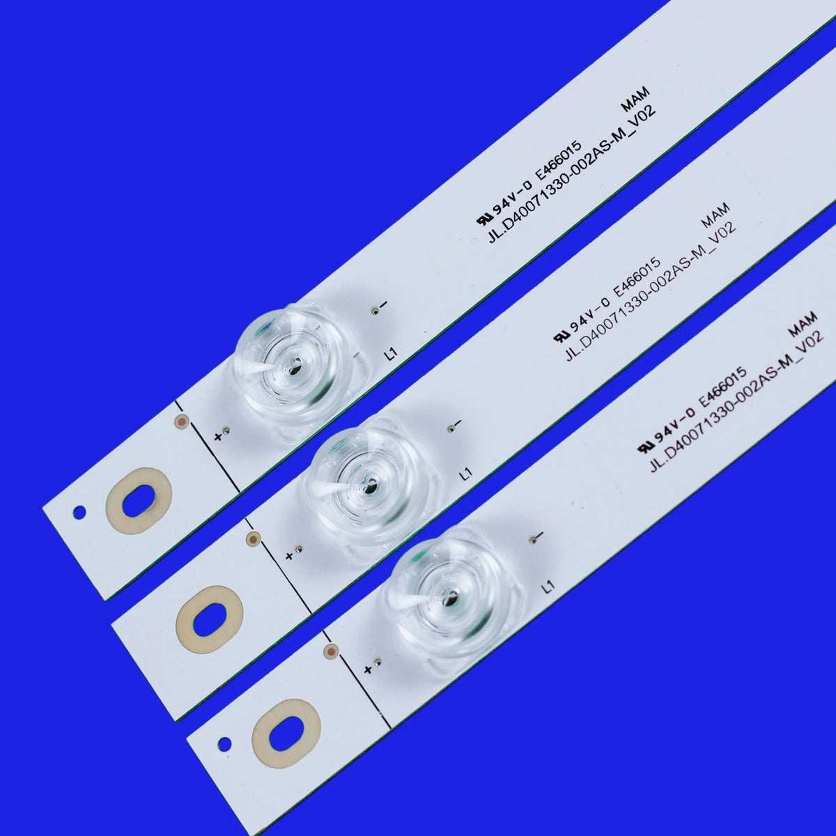 bande lumineuse led blanc transparent industrielle électronique fixation trou emballage carton brisées