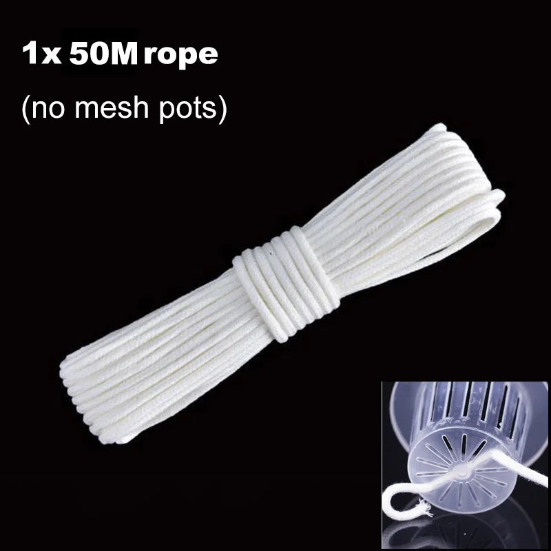 pot plante hydroponique maille plastique blanc noir culture sans sol pépinière