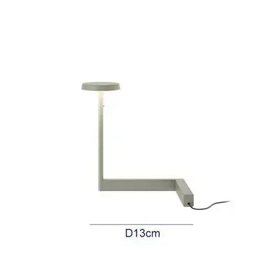lampe pied moderne minimaliste gris rouge noir épurée LED salon chambre(toucher interrupteur)