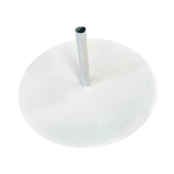 Support fleurs blanc moderne mariage sans marques visible diamètre 20cm