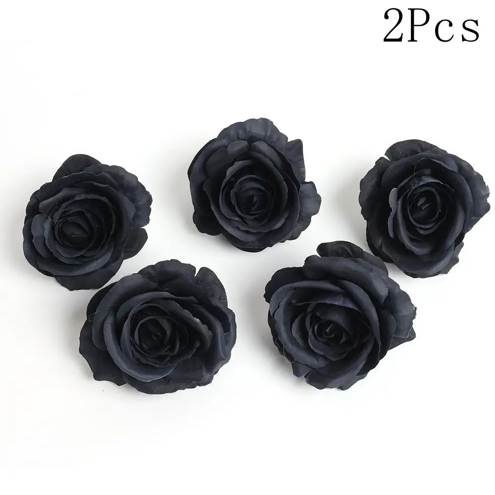 fleurs artificielles noires roses pivoines classiques intérieures décoration anniversaire baby shower événements