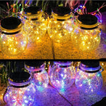 lampe solaire verre craquelé transparent argentée moderne extérieure patio jardin led ip65