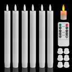 décoration intérieure moderne bougies led sans flamme blanc opaques télécommande pièces base plate