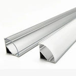 Profil aluminium ruban LED couvercle laiteux