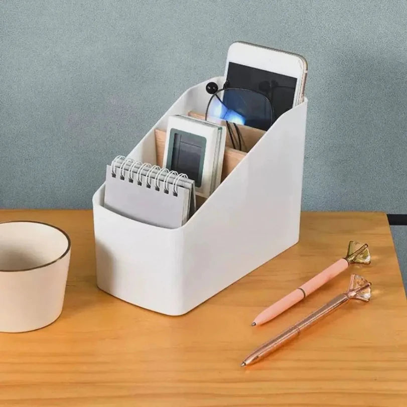 organisateur rangement bois noir blanc télécommandes téléphones stylos lunettes modernes minimalistes scandi