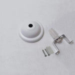 socquettes suspension or argent noir moderne vis plaque fixation inclusées