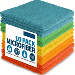 serviettes microfibres gris bleu vert rose violet rouge texture douce modernes utilitaires 25x25cm