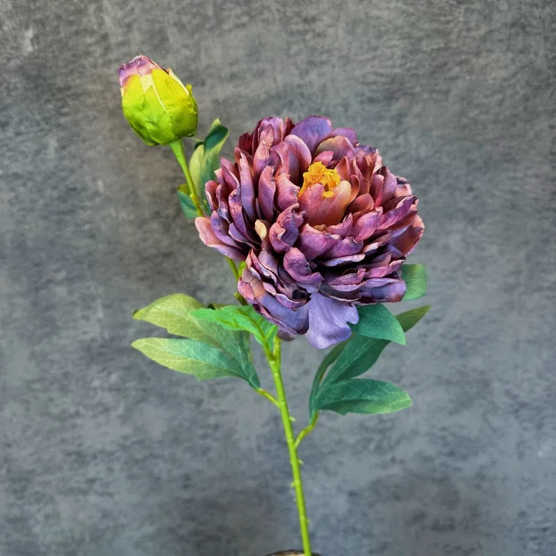 décoration mariage bouquet artificiel pivoine rose blanc naturelintérieur
