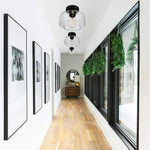 lampe led verre moderne noire transparente minimaliste(touches on off)