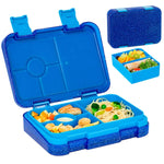 boîte lunch bento rectangulaire compartimentée étanche poignées motifs licornes enfant