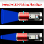 lampe torche led rechargeable support trépied éclairage secondaire rouge argenté moderne