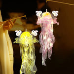 méduses lumineuses multicolores transparentes modernes guirlande lumineuse décoration chambre événement festive