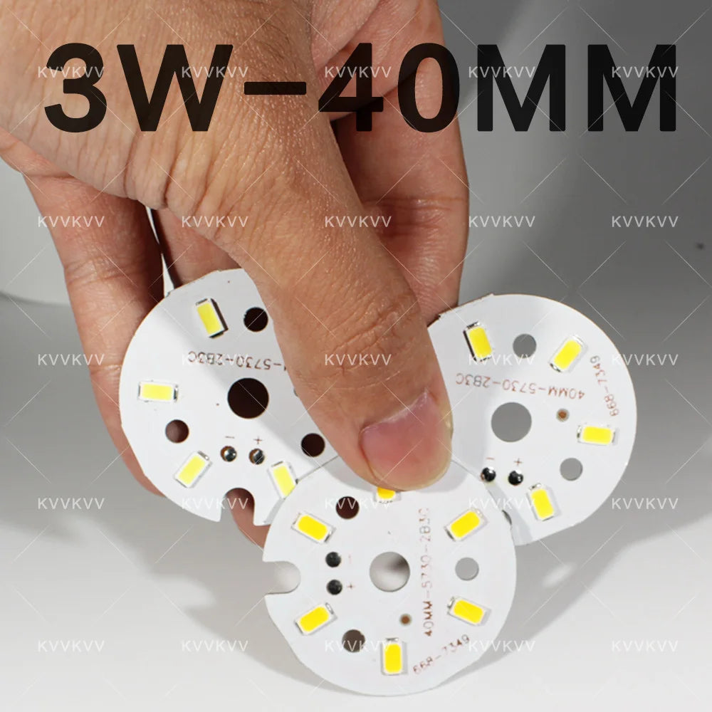 lot 10 plaques led rondes blanches smd 32mm 40mm bricolage carrelage