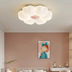 plafonnier moderne led éclairage quotidien blanc formes géométriques opaques surface interrupteur bouton