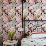 papier peint floral autocollant résistant l'eau vintage rustique moderne scandinave chambre salon