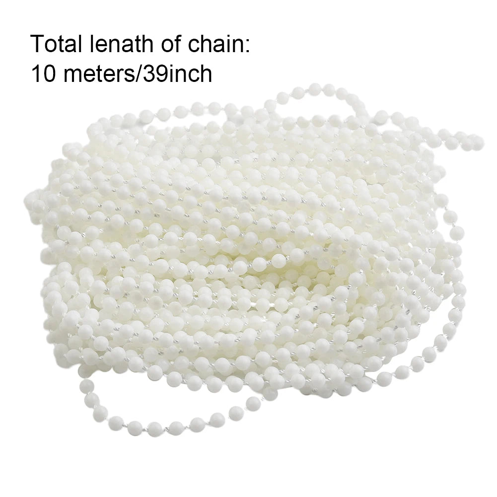 chaîne blanches modernes 10m clips blancs opaques rechargeable