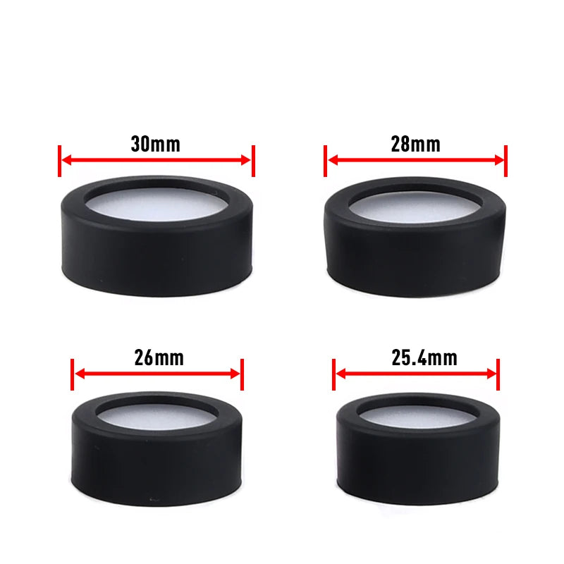 lentilles noires transparentes 30mm 28mm 26mm 25.4mm diffuse ir filter led chasse