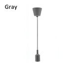 ampoule suspendue moderne minimaliste rouge noir gris blanc bleu vert.orange violet rose marron