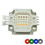 module led rgbw 120w 200w 30w 50w argenté lumiere rouge verte bleue blanc moderne