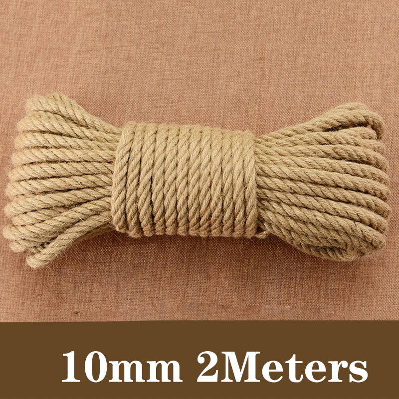 corde macramé coton blanc naturelle décoration murale artisanale bricolage rustique textile