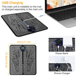 tapis massage pieds électrique ems moderne télécommande ajustable relaxation musculaire confortable minimaliste