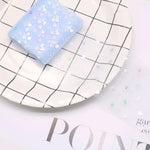 ruban decoratif polyester coeurs iridescents paillettes translucide vert rose bleu clair noir 6cm 5yards