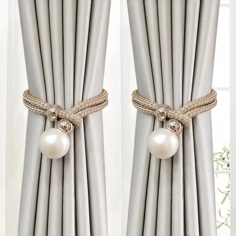 rubans fenêtre modernes gris clair doré tissés brillants adhésifs blanches élégants accessoires rideaux