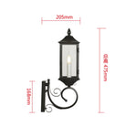 lampe murale noire classique transparente détecteur mouvement entrée couloir chambre coucher
