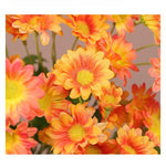 décoration intérieure bouquet artificielle fleurs soie rouge blanche ornement mariage anniversaire minimaliste