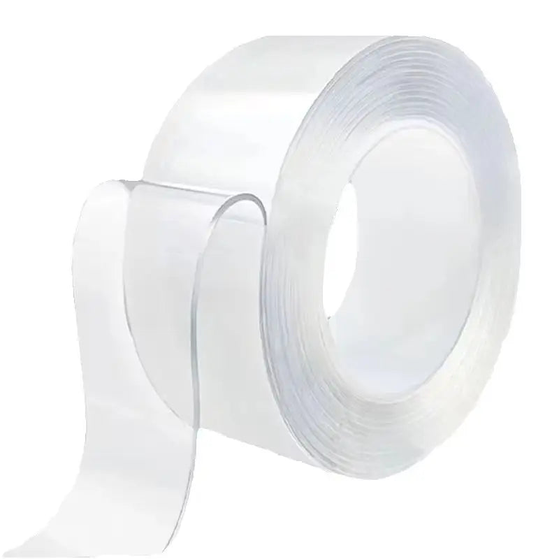 ruban adhésif transparent double face 5m adhésion forte réutilisable sans trace