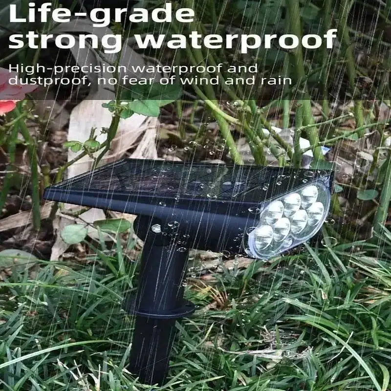 projecteur solaire jardin led noir étanche ip55 moderne extérieur bronze