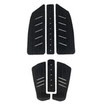 tapis antidérapant autoadhésif découpable surf paddleboard motifs abstraits diamantés blanc noir bleu