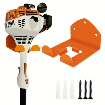 support mural orange moderne vis fixations outils jardin électrodomestiques rangement garage sécurisé ordonnéiaux