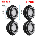 Spot encastrable LED noir blanc moderne clips rond 220V 249 2000 lumens