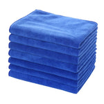 serviettes microfibre absorbantes gris bleu violet marron modernes utilitaires 30x70cm pack pièces