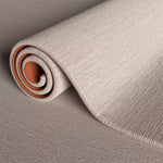 tapis gris foncé moderne antidérapant polyester insonorisant sol maison 80x160cm