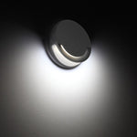 applique murale led moderne étanche gris foncé mat extérieur facile occlusion água