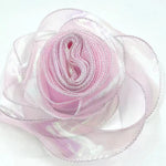 ruban organza holographique moderne blanc rose violet bleu orange 10 yards translucide