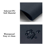 tapis souris cuir texture gris noir moderne antidérapant étanche portable pc