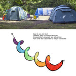 décoration extérieure wind spinner spirale colorée suspendue jardin festive enfants polyester