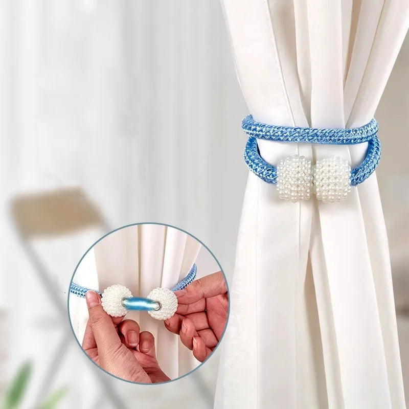 boucles rideau blanches adhésif moderne élégantes variées couleurs blanc bleu gris rose beige doré