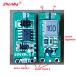 circuit imprimé électronique vert composants led 17mm 9mm opacité pcb constante tension 350mA