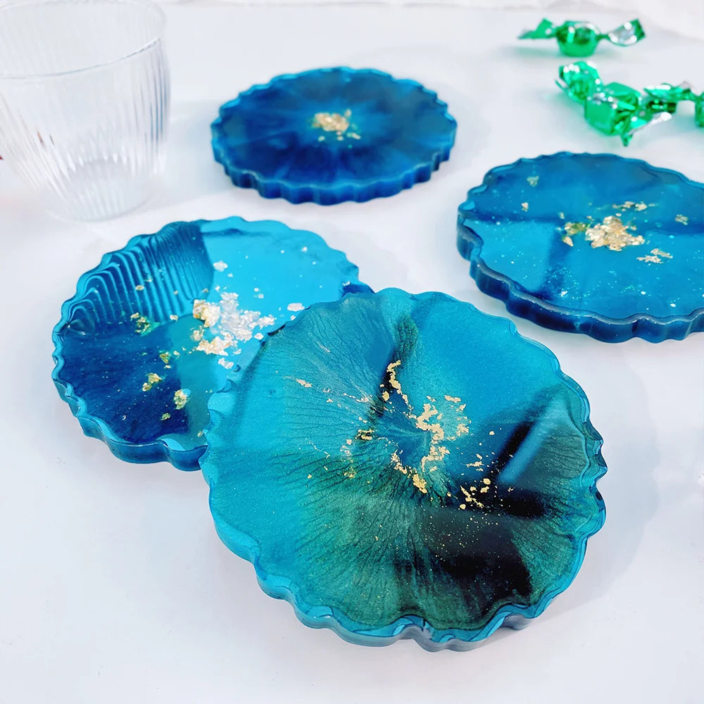 Moule silicone blanc pour création de plateaux DIY