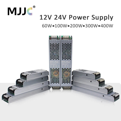 alimentation électrique 24v 12v 60w 100w 200w 220v led driver transformateur lumière certification ul